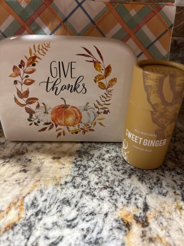 Customer photo review of Sweet Ginger Vapor Rub