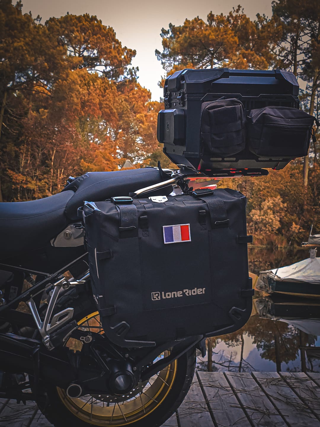 Customer photo review of MotoCase – The Ultimate Top Case