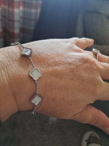 Customer photo review of Celine Clover Bracelet