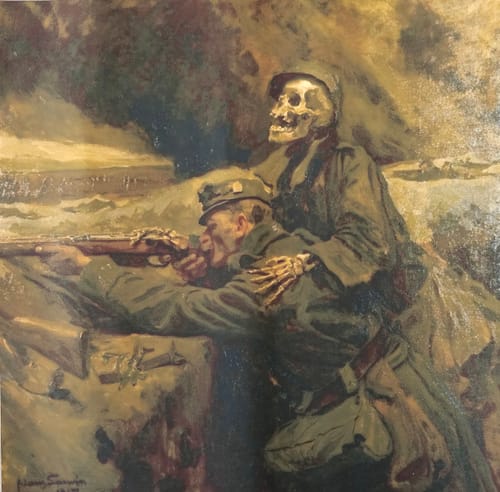 Customer photo review of The Soldier And The Death | Hans Larwin | 1917