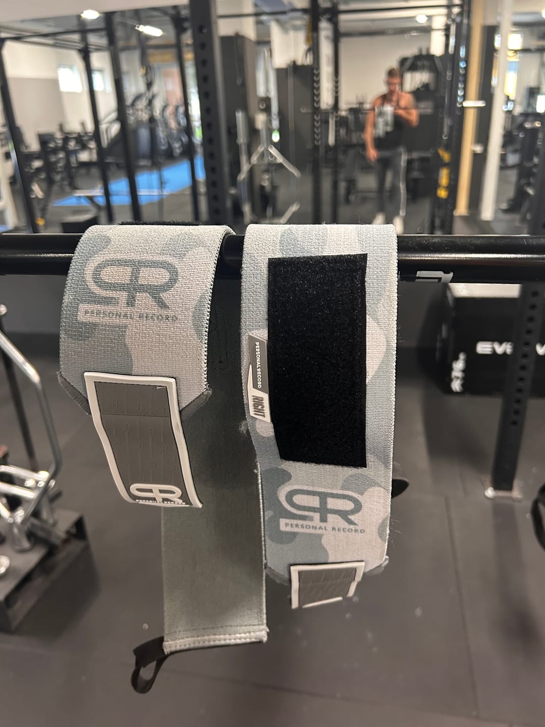 Customer photo review of PR Heavy Duty Premium Wrist Wraps - Snow Camo