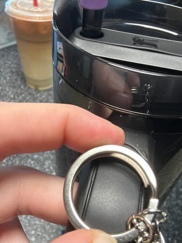 Customer photo review of Deadly Damask Charm - Tumbler Handle Charm