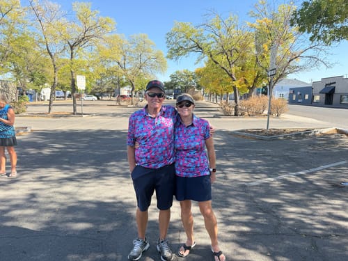 Customer photo review of Golf Polo Couple Family set colorful world tournament