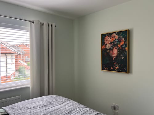 Customer photo review of Victorian Flowers Print