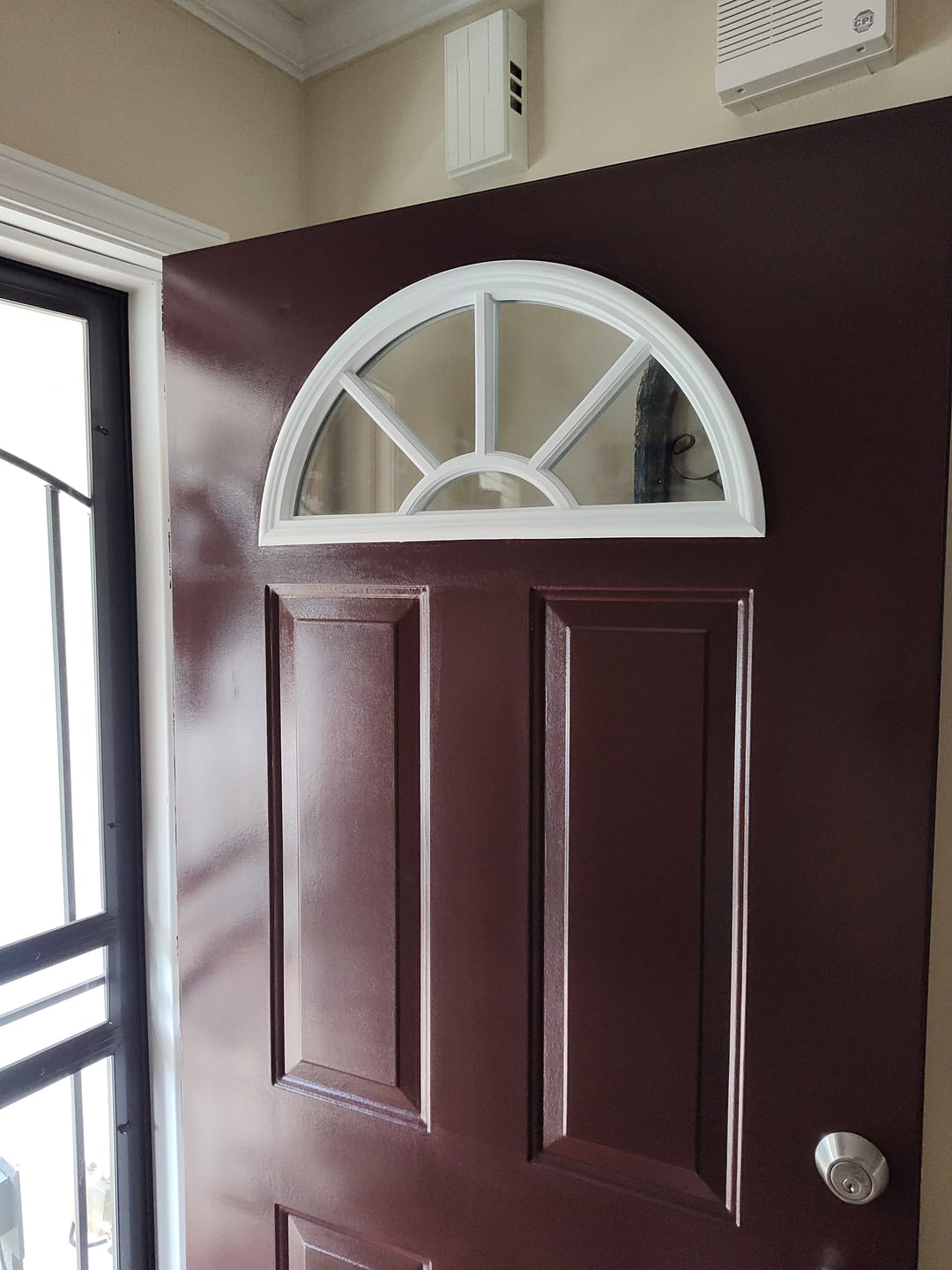 Customer photo review of Clear Sunburst Glass and Frame Kit (Fanlite)