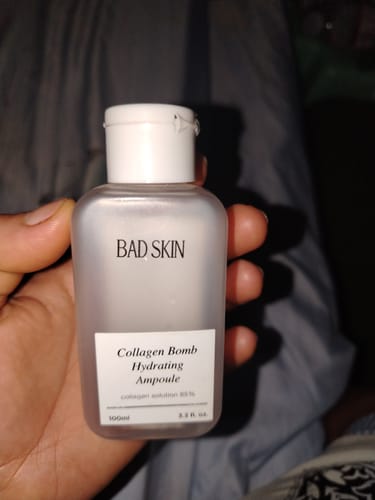 Customer photo review of Bad Skin™ Korean Collagen Bomb Hydrating Ampoule