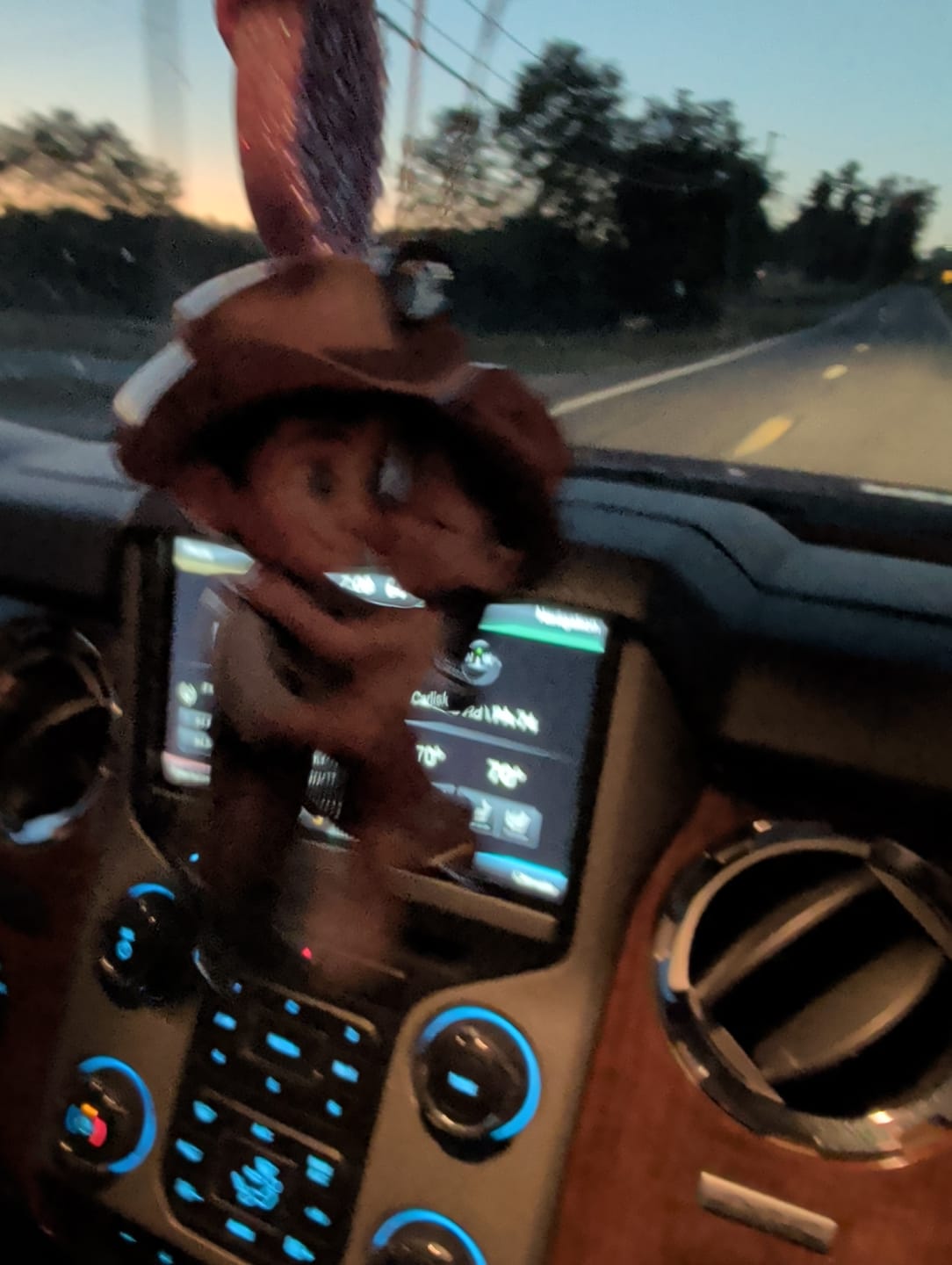Customer photo review of Cartoon Style Countryside Couple Cowboy Cowgirl Car Accessories Personalized Hanger Ornament