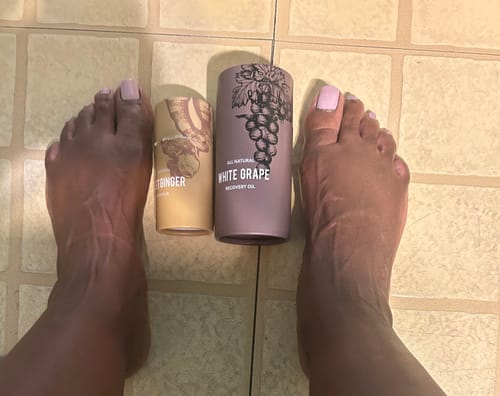 Customer photo review of White Grape Recovery Oil