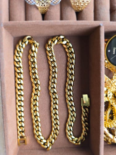 Customer photo review of Cuban Set Gold | 8mm