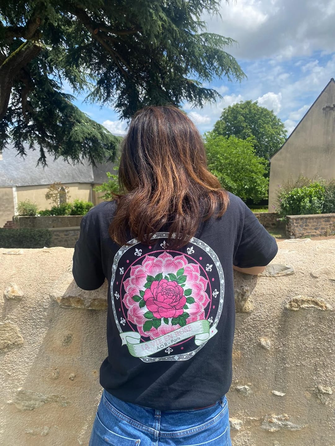 Customer photo review of LE T-SHIRT "LA VIE EN ROSE"