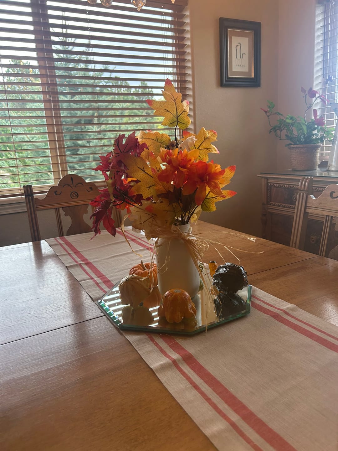 Customer photo review of French Stripe Table Runner