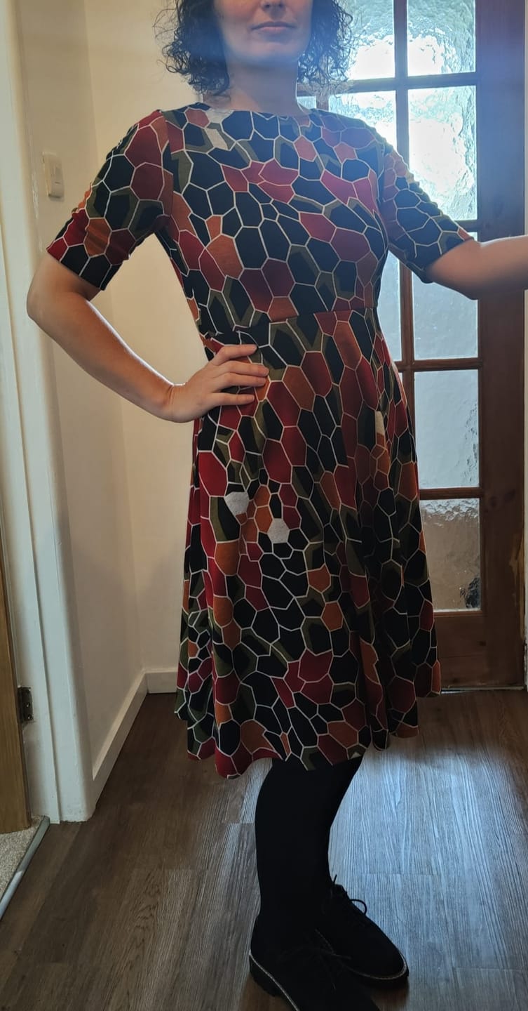 Customer photo review of Modern Mosaic Digital Modal-Touch Jersey Fabric