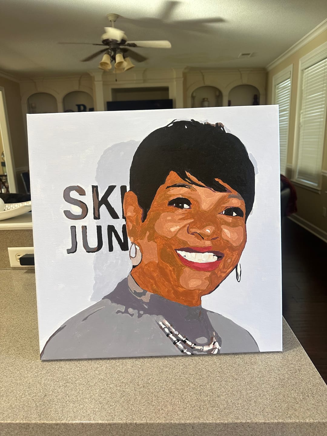 Customer photo review of Custom Paint by Number