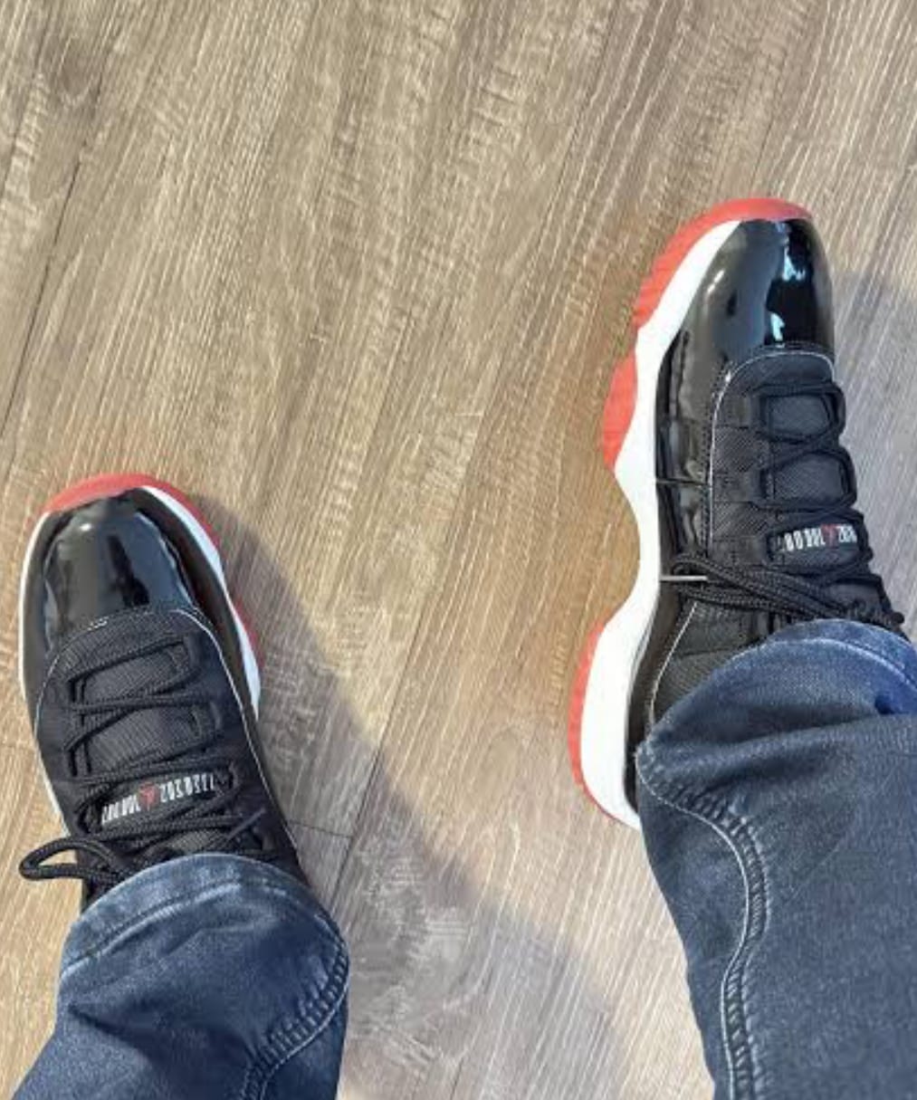 Customer photo review of Air Jordan 11 Retro Low Bred 2025