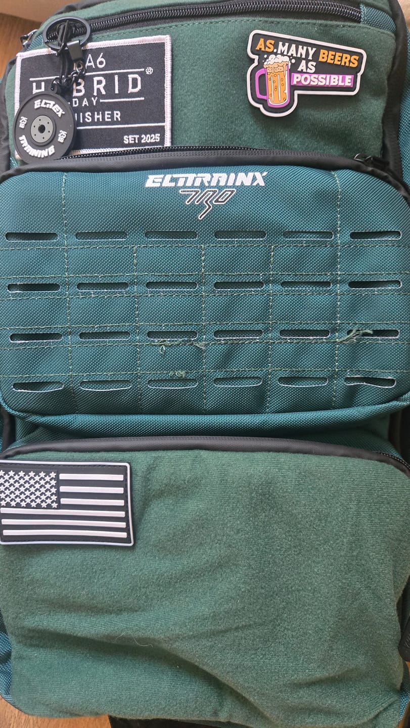 Customer photo review of Mochila Pro Series 45L Dust Green