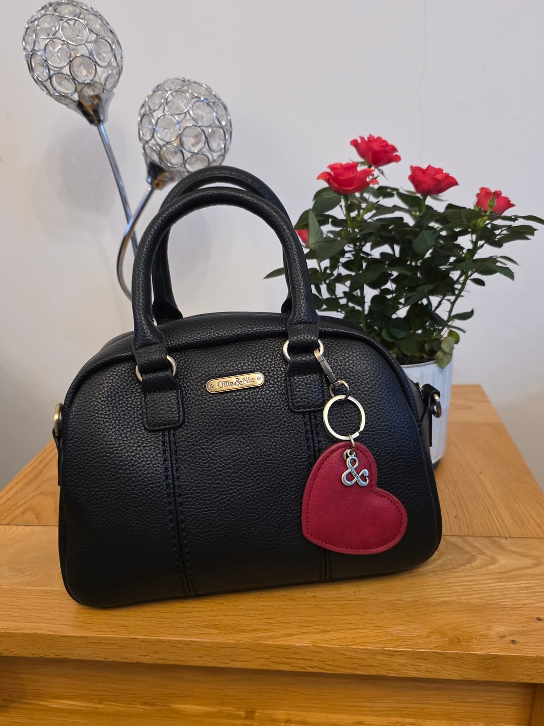 Customer photo review of Essie Mini Bowler Bag - Black