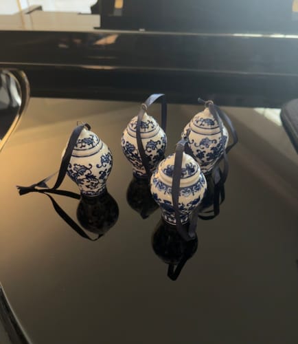 Customer photo review of Porcelain Hand Painted Ornaments
