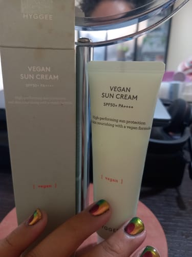 Customer photo review of HYGGEE - Vegan Sun Cream SPF50+ PA++++