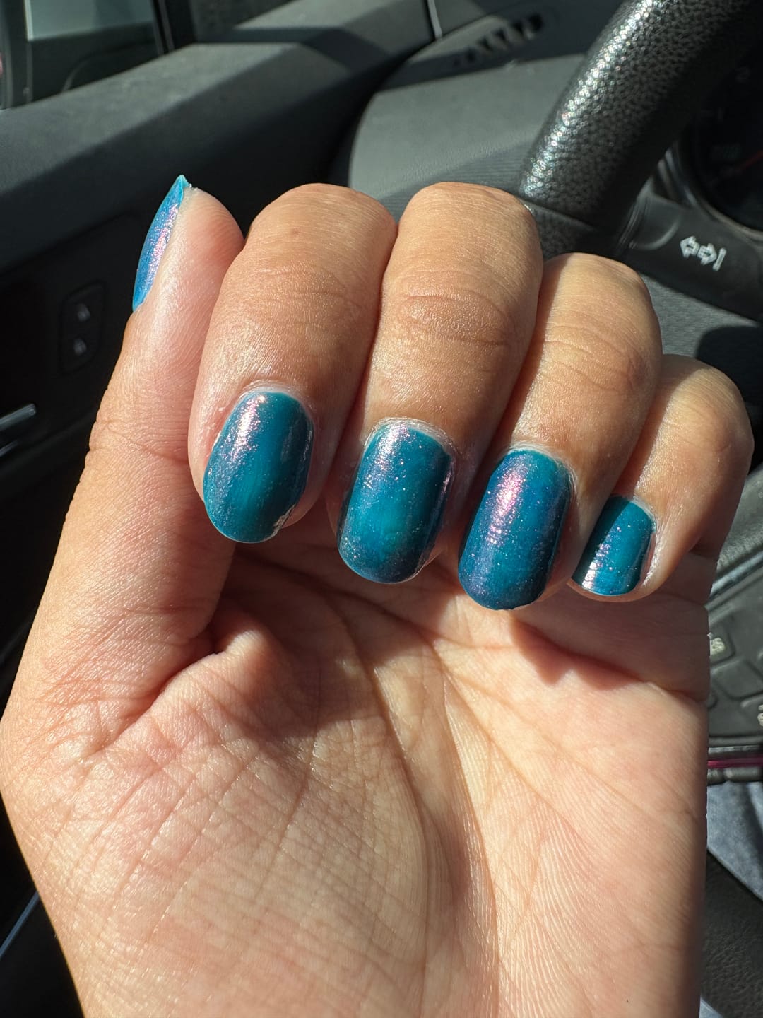 Customer photo review of Speed of Light: Force | Plush Lightning Dry Top Coat