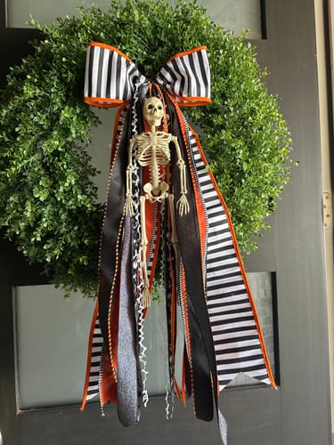 Customer photo review of Bewitched Wreath Ribbon