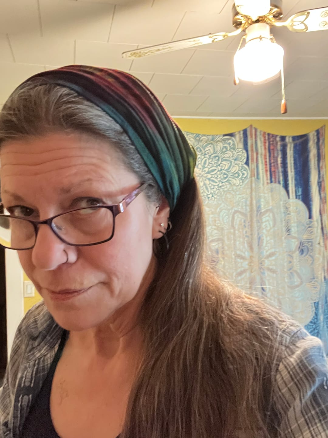 Customer photo review of Lolita Tie Dye Headband