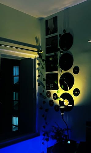 Customer photo review of MUSIC CD DECOR SET - ROCK