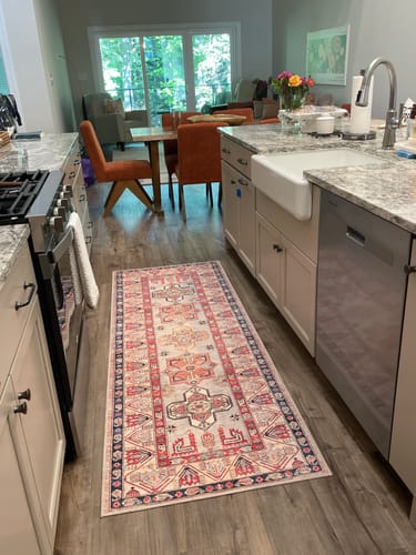 Customer photo review of Ottoman Natural Washable Rug