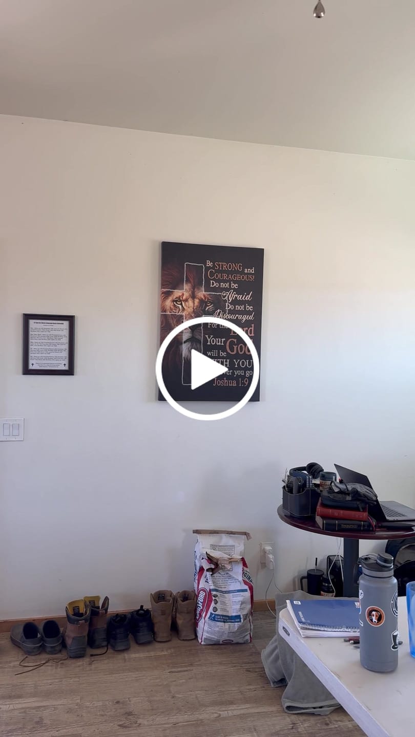 Customer video review of Jesus Protects The Lamb From Wolves Wall Art Canvas