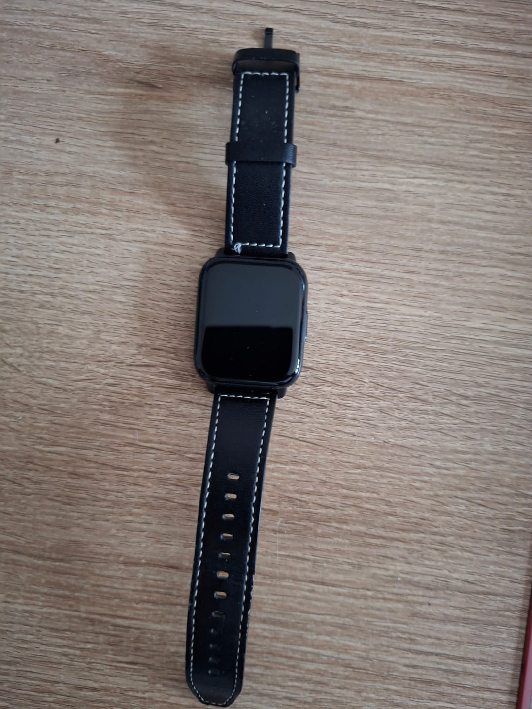 Customer photo review of Leren bandje zwart
