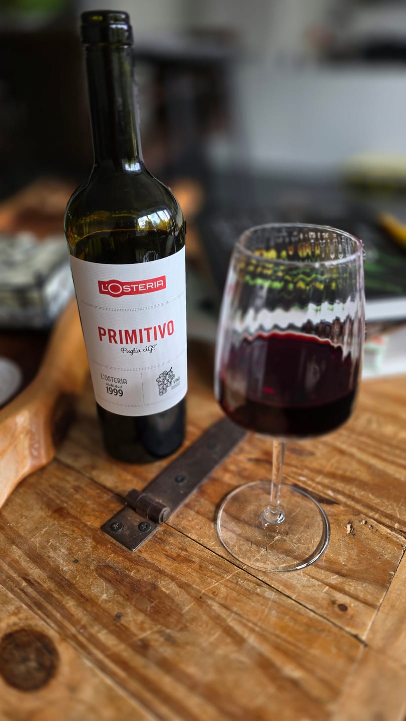 Customer photo review of L'Osteria Primitivo Puglia, 6 Fl. | alc. 13%