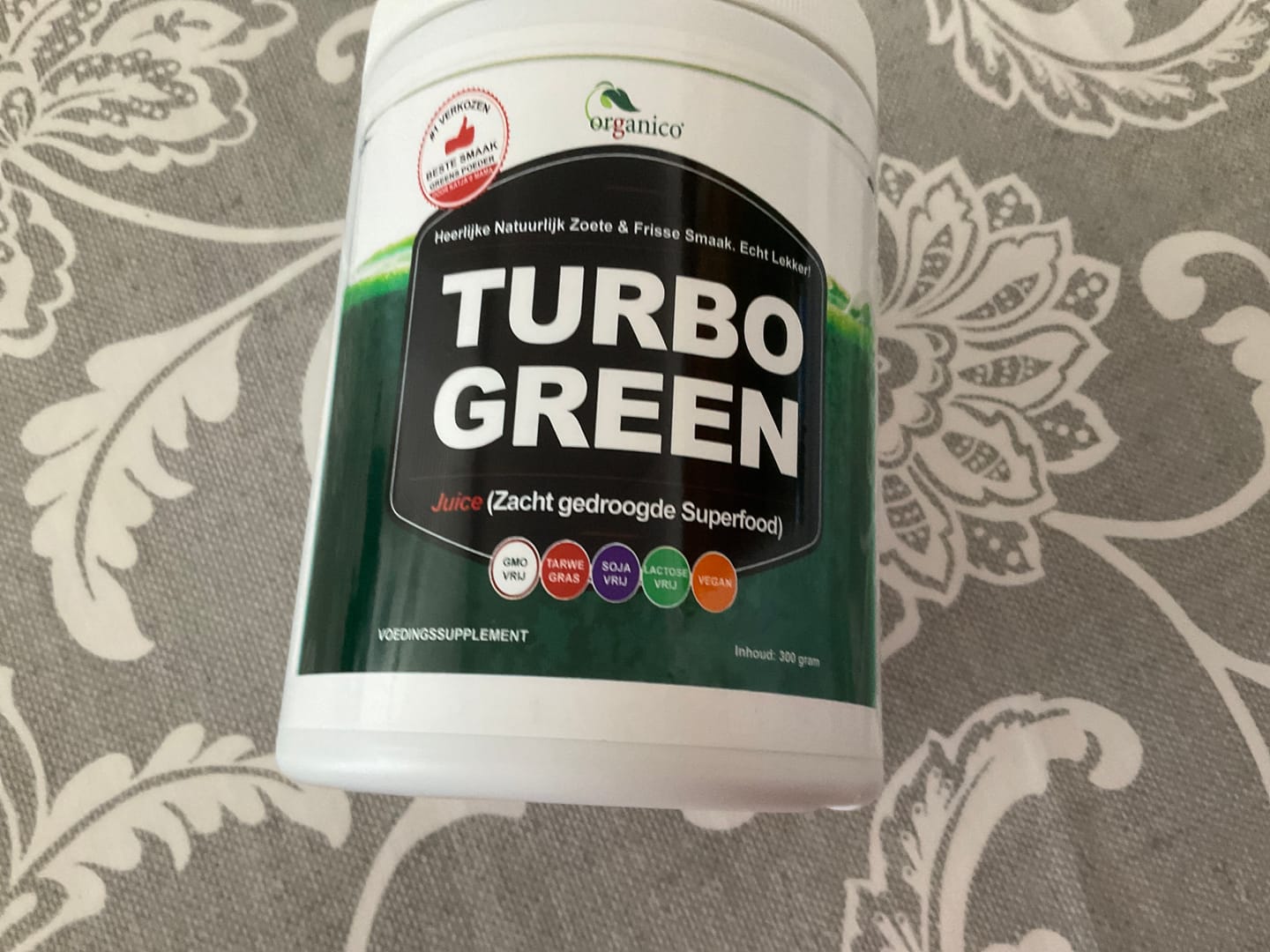 Customer photo review of ORGANICO TURBO GREEN JUICE
