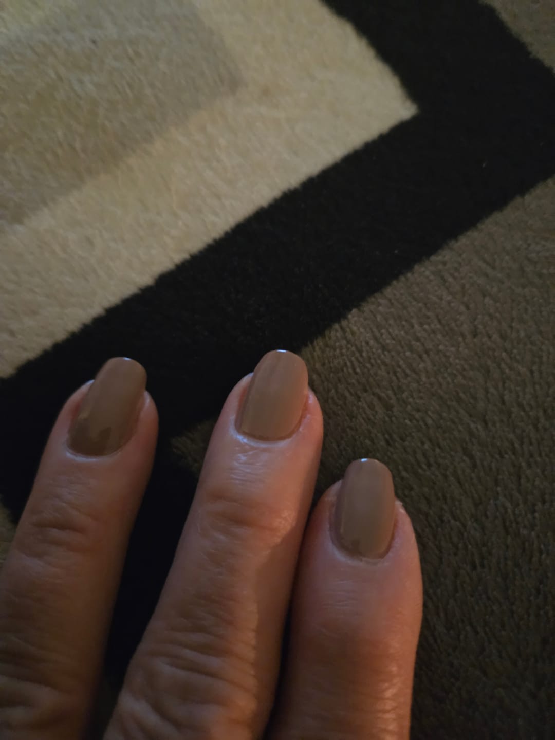 Customer photo review of Green reactive, vegan nail polish "Didier Lab", soft power, 10ml