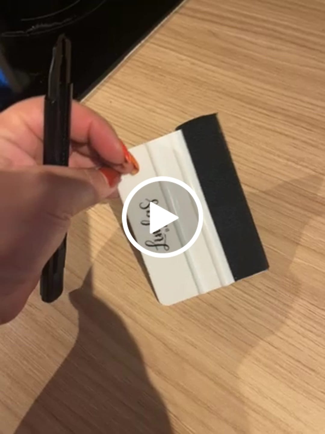 Customer video review of Foliesletter og kniv