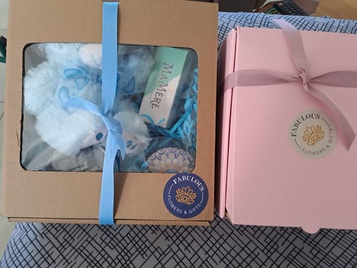 Customer photo review of Cosy Cuddles Gift Set