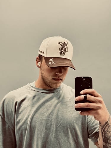 Cameron K. review of Archangel Michael Cap - Brown and Beige image 1 out of 1