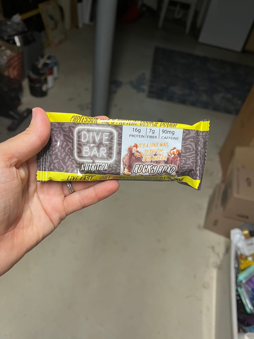 Customer photo review of Rocky Road - 6 bars