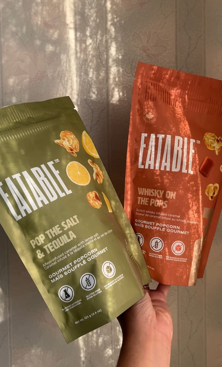 Customer photo review of Pop the Salt & Tequila (125g) - Añejo Infused Caramel Popcorn