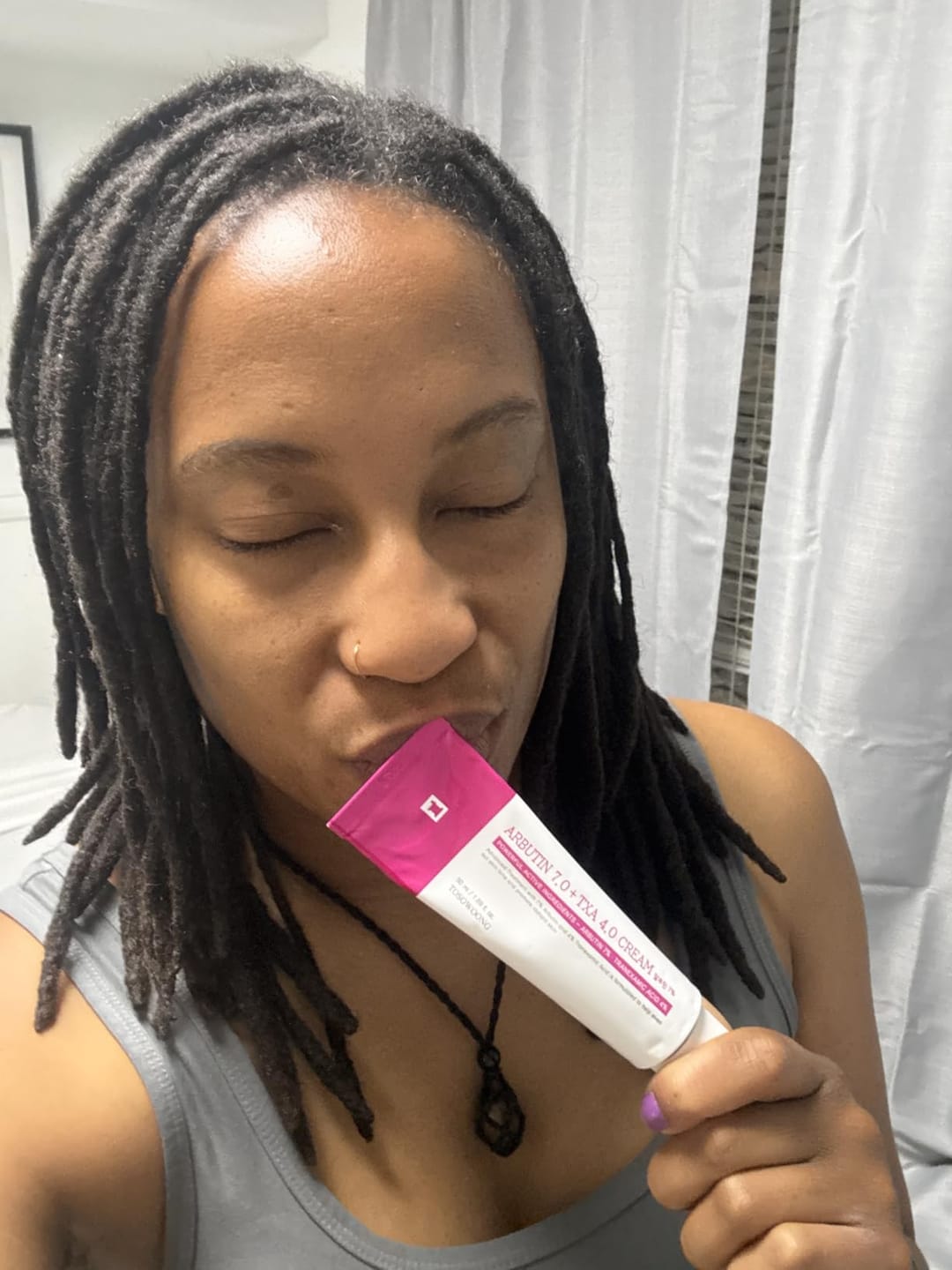 Customer photo review of Prandest Arbutin 7% + Tranexamic Acid 4% Cream