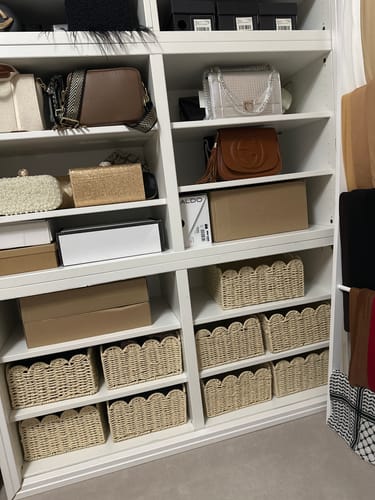 Customer photo review of Scalloped Woven Rope Basket