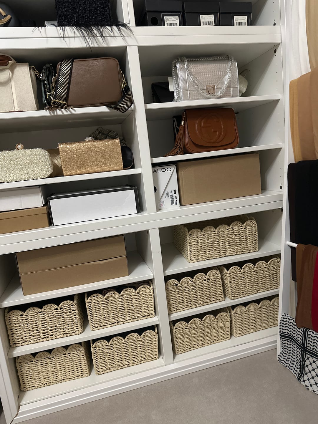 Customer photo review of Scalloped Woven Rope Basket