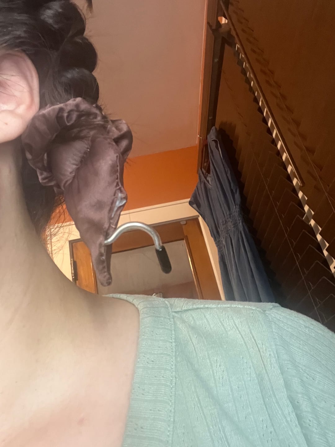 Customer photo review of The Original Heatless Curling Headband - Mocha