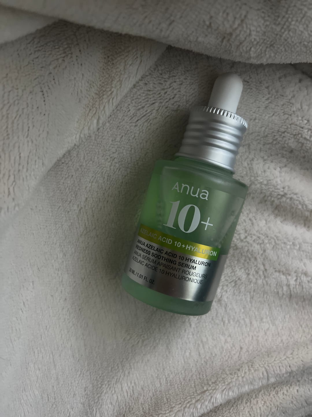 Customer photo review of Serums ar azelaīnskābi Anua Azelaic Acid 10 Hyaluron Redness Soothing Serum