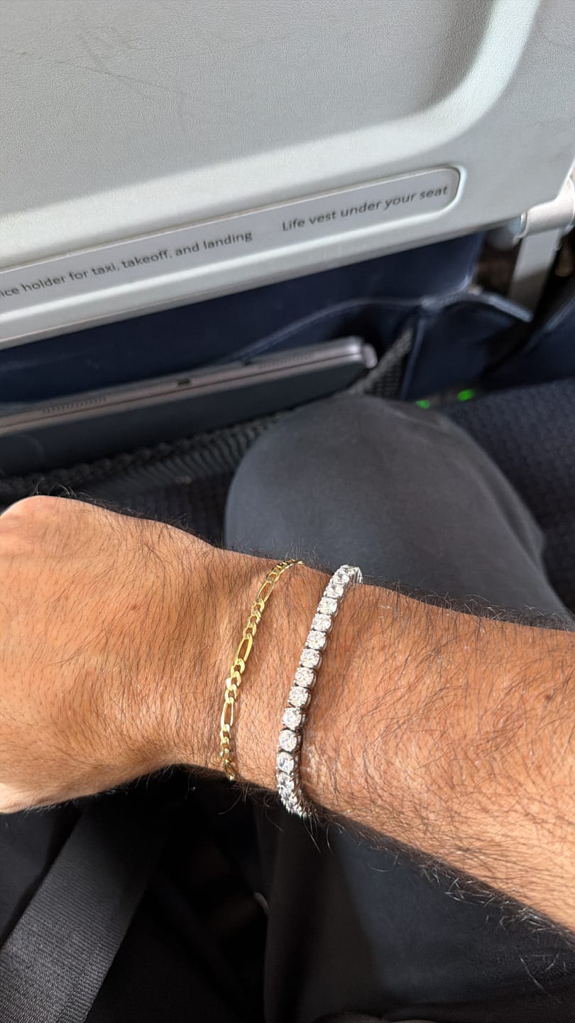 Customer photo review of TENNISBOY BRACELET. - 5MM