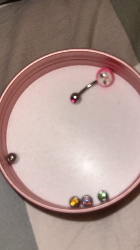 Customer photo review of Choose your ball colour(s)