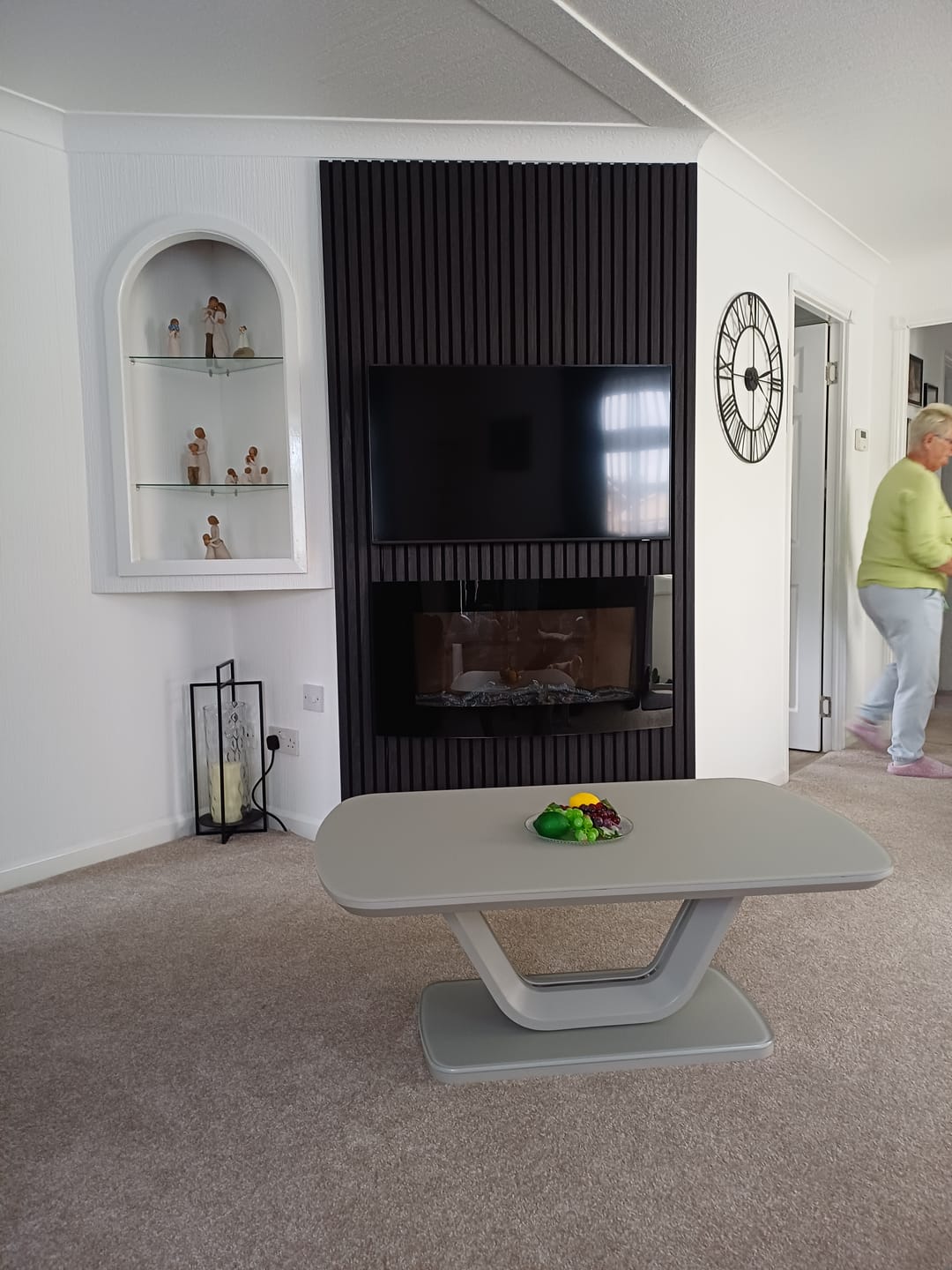 Customer photo review of Acoustic Slat Wall Panel - Black Oak
