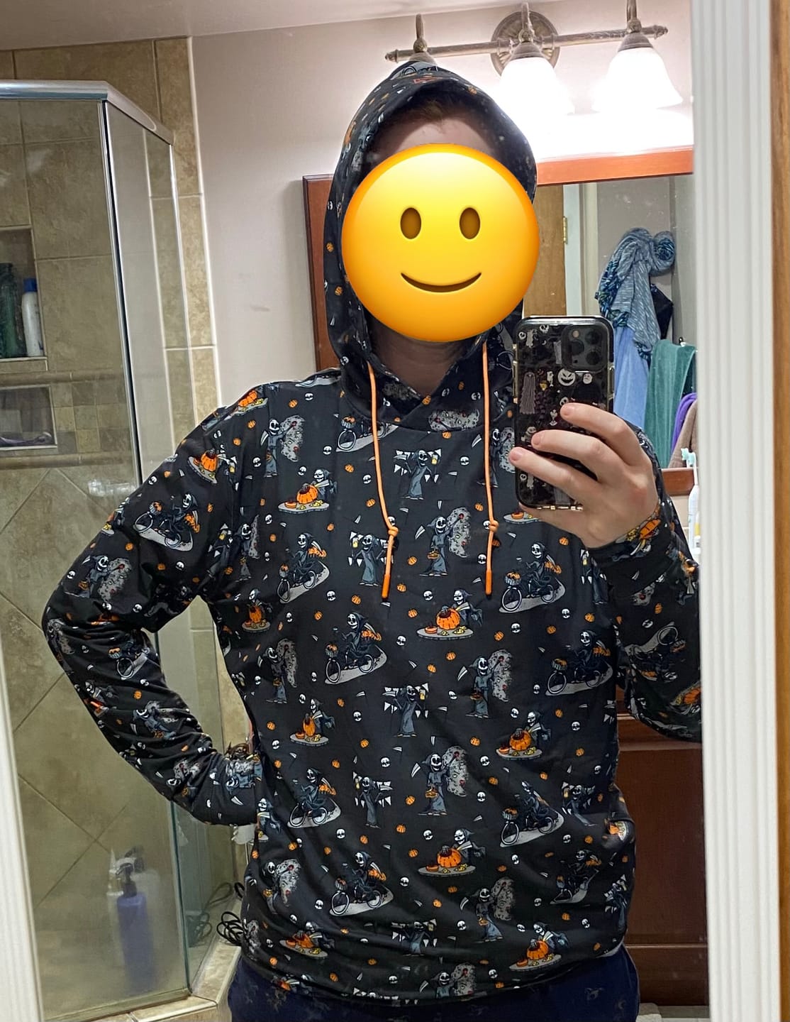 Customer photo review of Reaper's Delight – Performance Hoodie