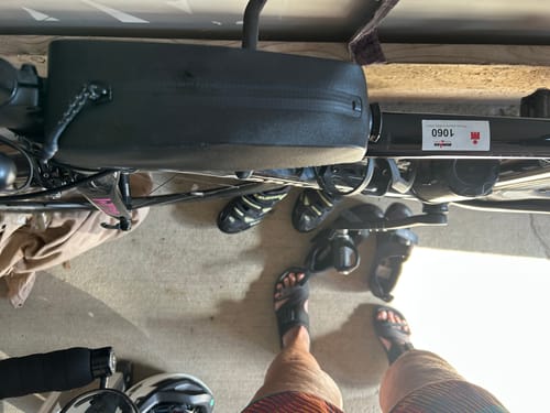 Customer photo review of Top Tube Bike Bag-Waterproof