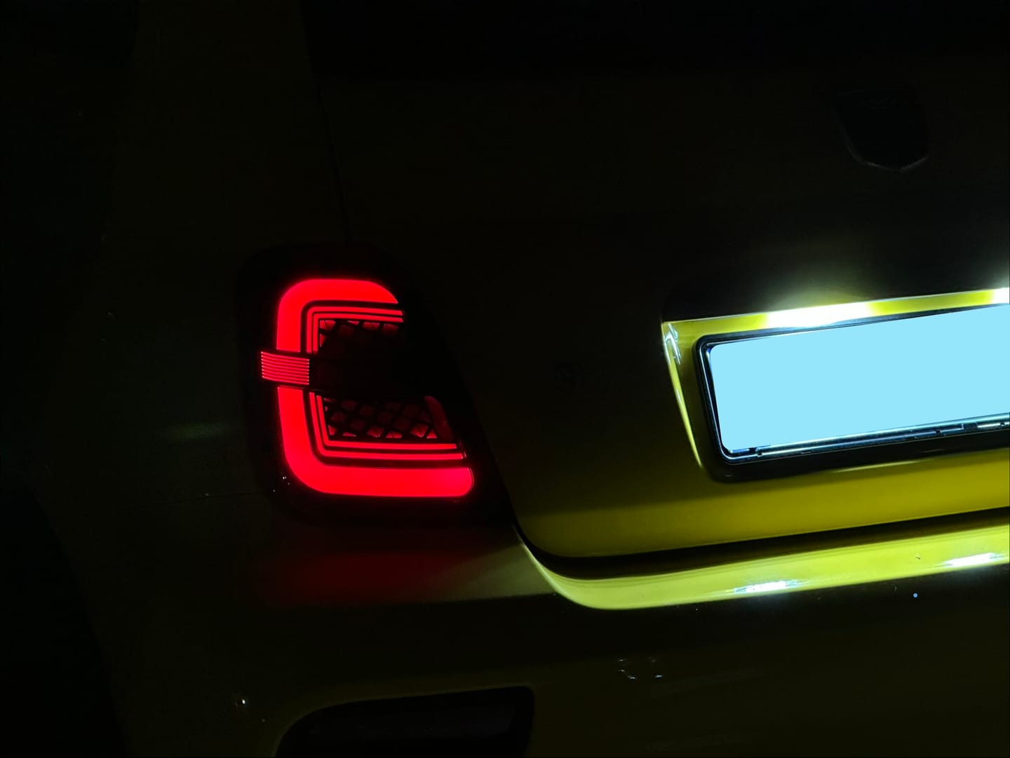 Customer photo review of Fari LED Posteriori Abarth & Fiat 500 (2008-2024)