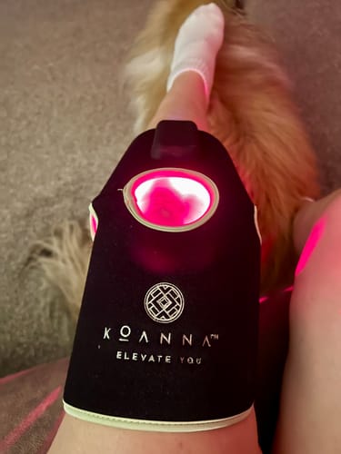 Customer photo review of Koanna® LumaTech™ Red Light Therapy Bandage