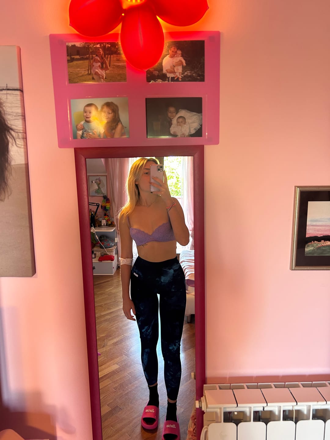 Customer photo review of Leggings Push Up Elements Acqua Turchese Blu